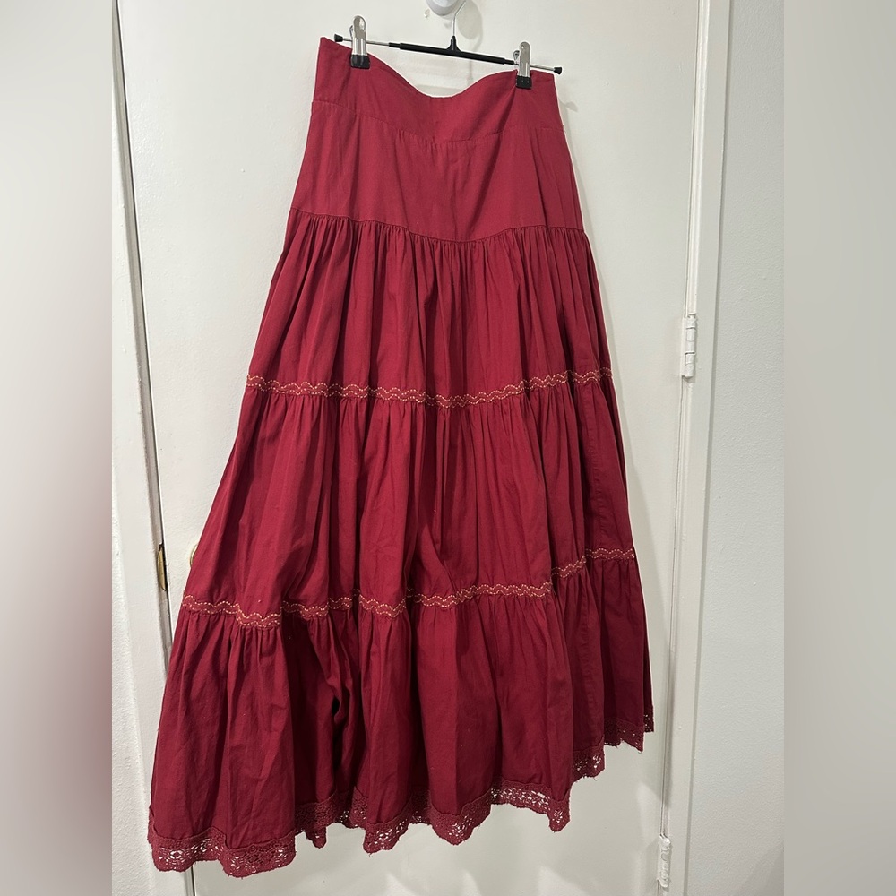 Anthropologie Maxi Skirt Size Small Mint Condition
